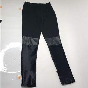 SHARON WAUCHOB Black trouser with calf shin